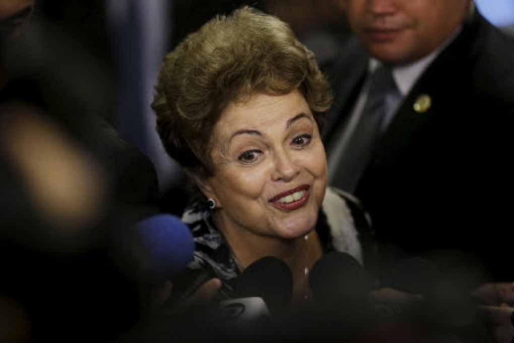 Dilma Rousseff's approval rating has slumped to just 13 per cent. Photo: Reuters