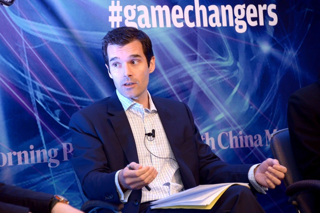 Dominic Allon, managing director of Google Hong Kong, speaks at the SCMP's Game Changers forum. Photo: SCMP Pictures