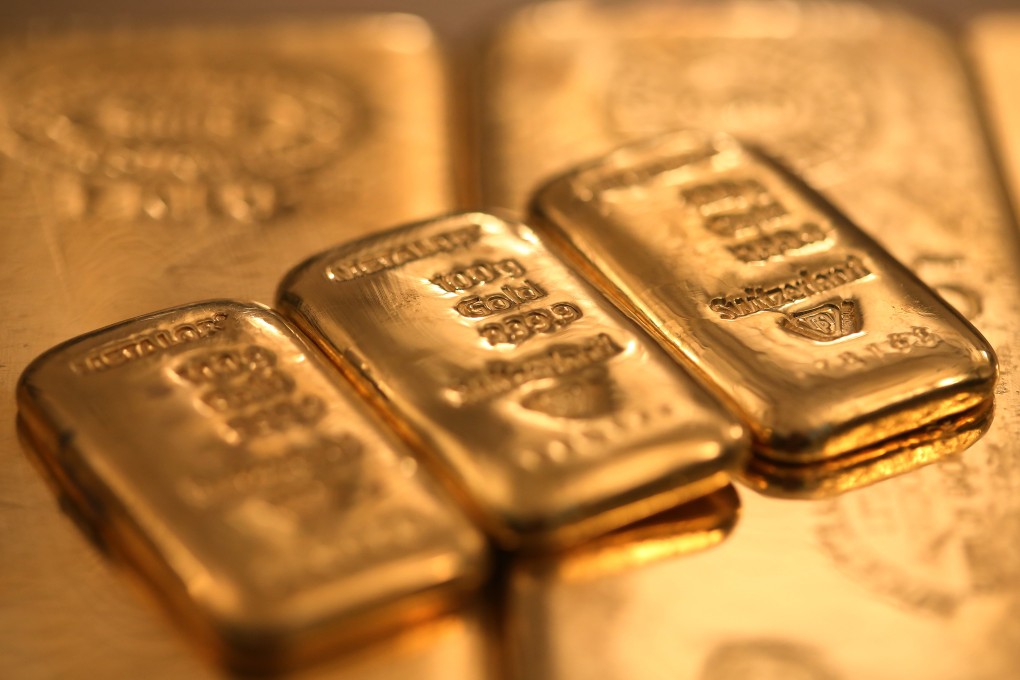 Gold is trading at its highest in more than three weeks, after a seven-day rally, on speculation that the Fed could move any rate rise to September. Photo: Bloomberg