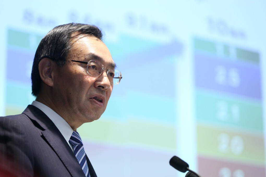 Chief executive Kazuhiro Tsuga has pledged to improve on Panasonic's patchy track record on big deals. Photo: Bloomberg