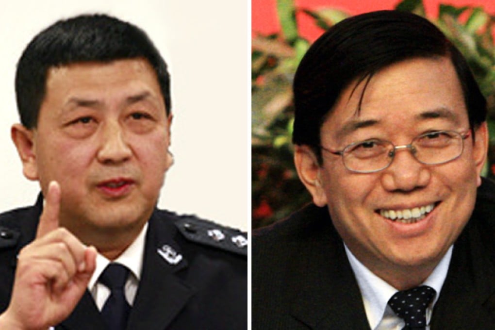 Shen Yong (left) was one of the first to publicly accuse the former deputy Communist Party chief in Sichuan province, Li Chuncheng (right), of corruption in 2012. Shen told the newspaper he was locked in his office for four days.