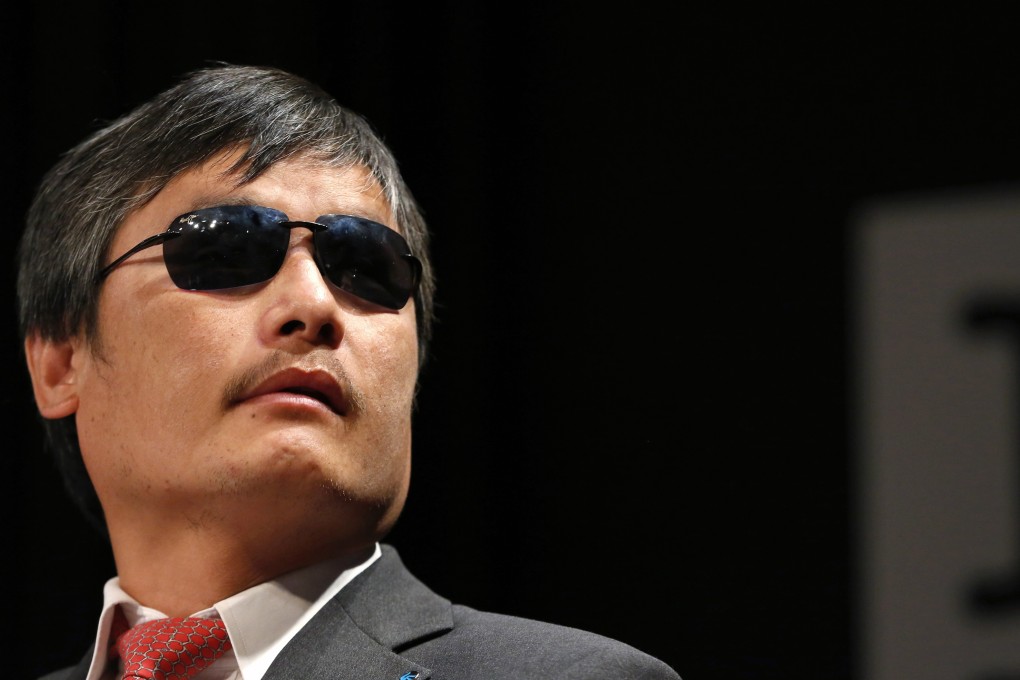 Chen Guangcheng was a member of a group of mostly self-taught individuals providing free or low-cost legal services in China. Photo: Reuters