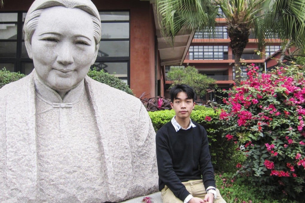 Guangzhou Academy of Fine Arts first-year student Wen Shiming.