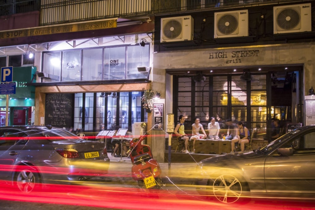 High Street in Sai Ying Pun, a dining and nightlife destination. Photo: Christopher DeWolf