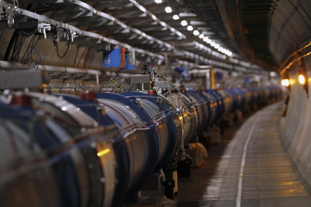 The LHC features two 27-km underground tubes. Photo: Reuters