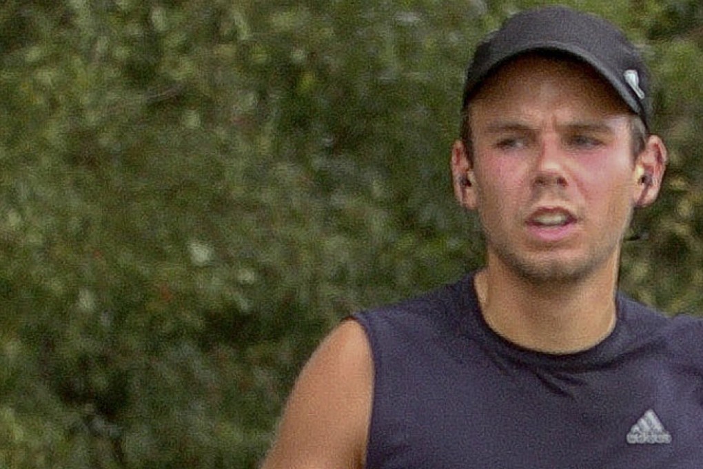 Co-pilot Andreas Lubitz running a half marathon in Hamburg in this file image from September 2009. Photo: Reuters