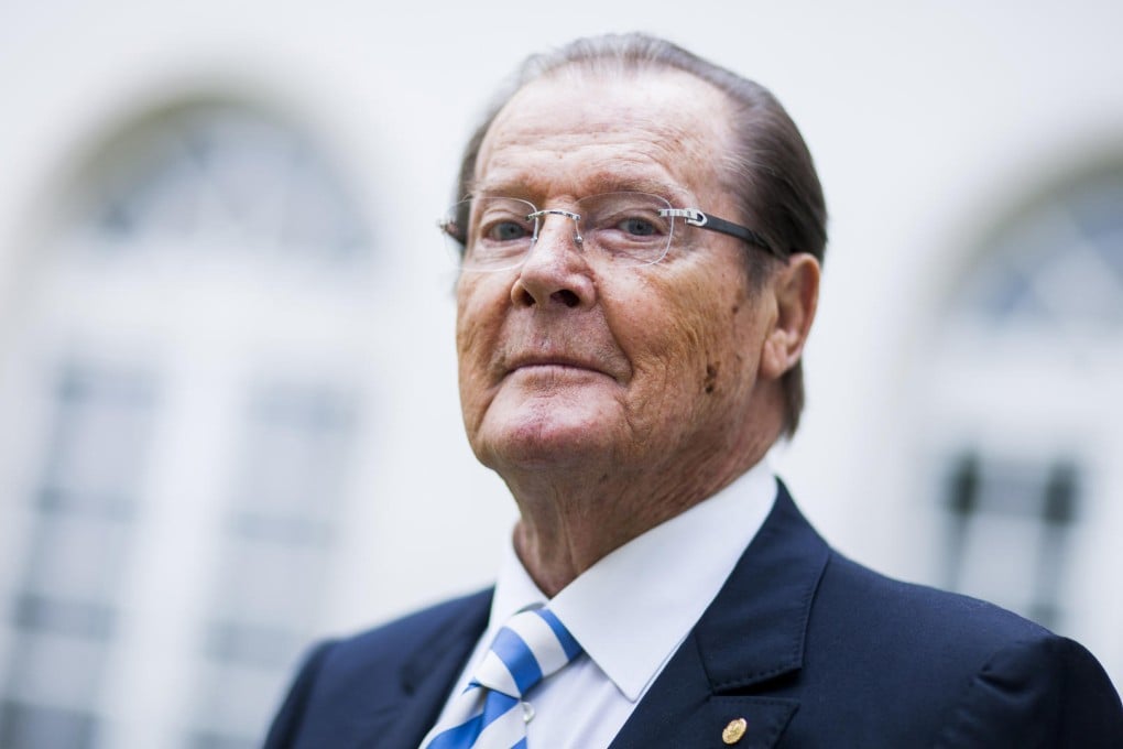 Roger Moore (above) insists he has said nothing racist about fellow British actor Idris Elba.