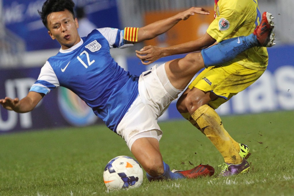 Kitchee's Lo Kwan-yee is elated his team perfromed well today against BC Rangers. Photo: Felix Wong