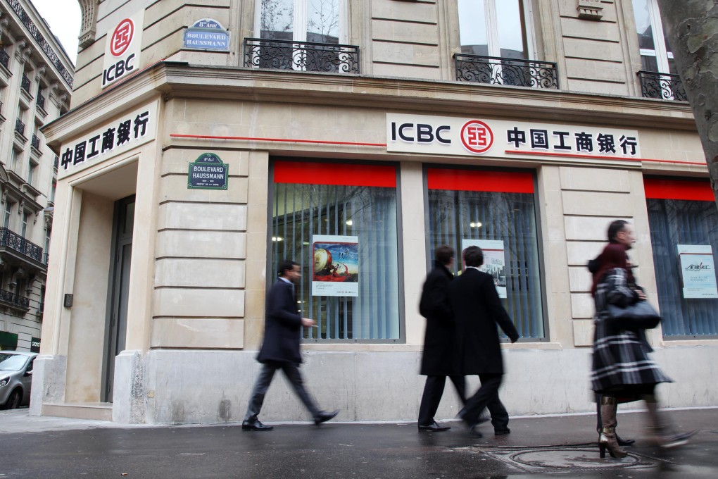 ICBC undershot expectations to notch 5 per cent profit growth for last year after logging a more than 10 per cent gain in 2013. Photo: AFP