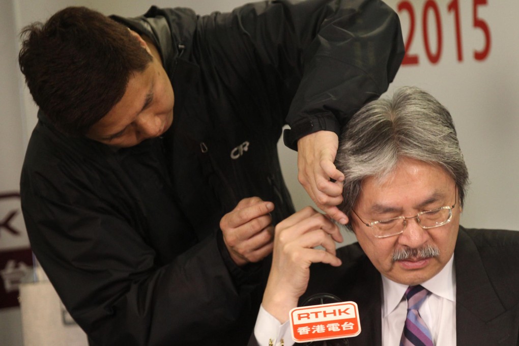 Financial secretary John Tsang: time to wake up and smell the coffee. Photo: Edward Wong