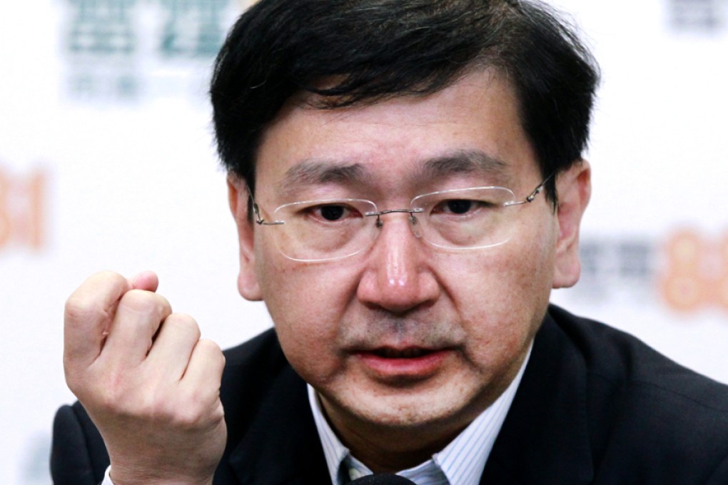 Former HKU law dean Johannes Chan came under attack from a left-wing newspaper. Photo: Edward Wong