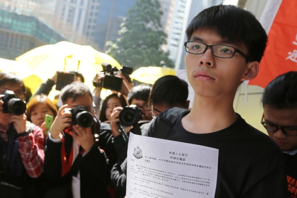 Hong Kong student activist Joshua Wong Chi-fung has been named among the top 10 of the world’s 50 “greatest leaders” by US business magazine Fortune. Photo: Sam Tsang