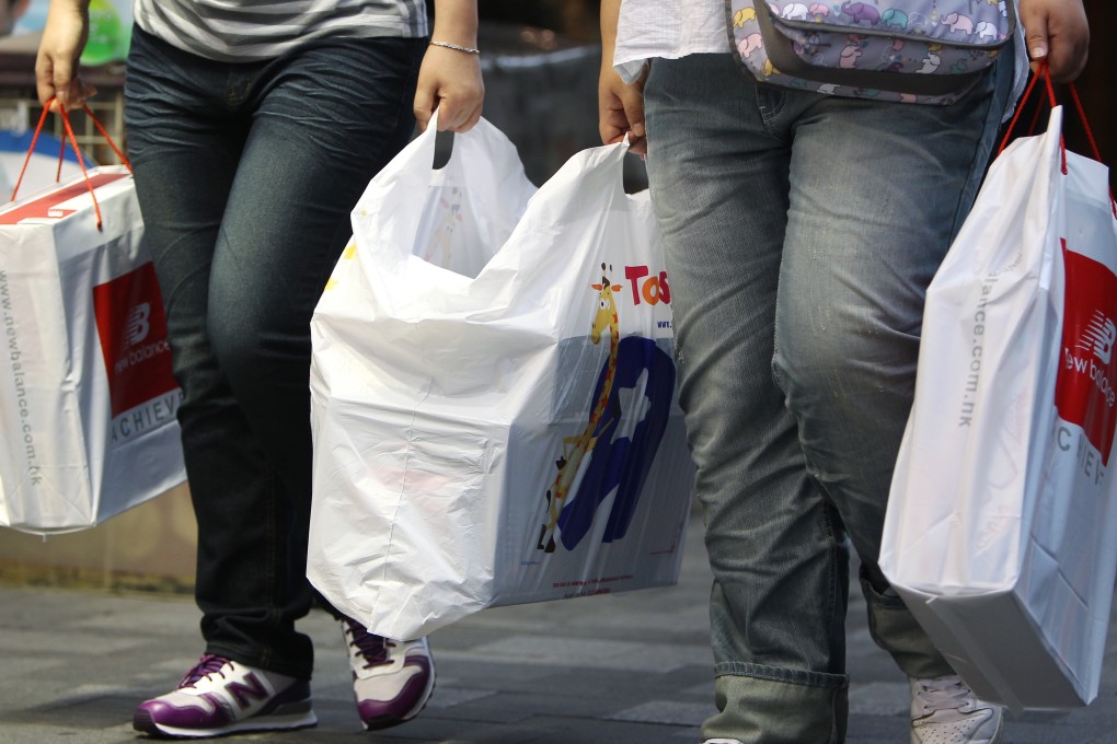 Plastic bags from participating retailers going into landfills had dropped by 75 per cent since phase one took effect. Photo: Sam Tsang