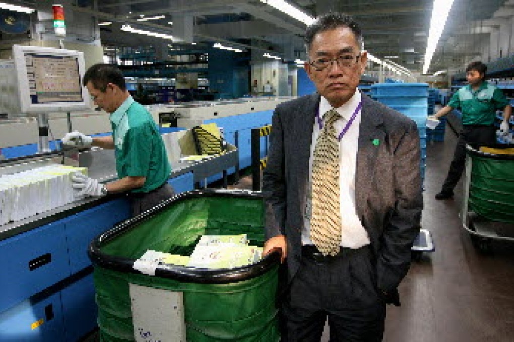 Tam Wing-pong retired as postmaster general soon after the study began. Photo: Dickson Lee