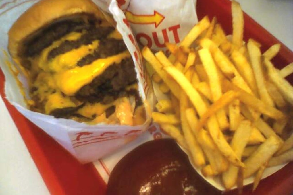 California chain In-N-Out's cheeseburger and fries meal. Photo: Wiki Commons