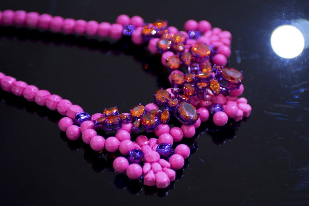 A necklace from Ek Thongprasert's new collection. Photos: Filep Motwary