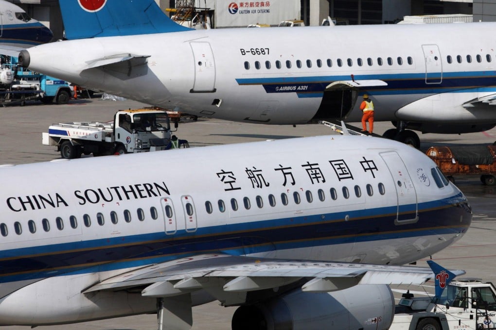 China Southern reported 10.5 per cent fall in net profit to 1.7 billion yuan as revenue grew 10.2 per cent to 108.6 billion yuan. Photo: Bloomberg