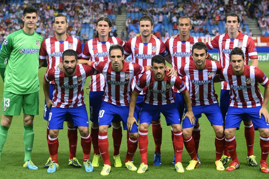 The famous colours of Atletico Madrid will be paraded in next month's Soccer Sevens in Hong Kong. Photo: AFP