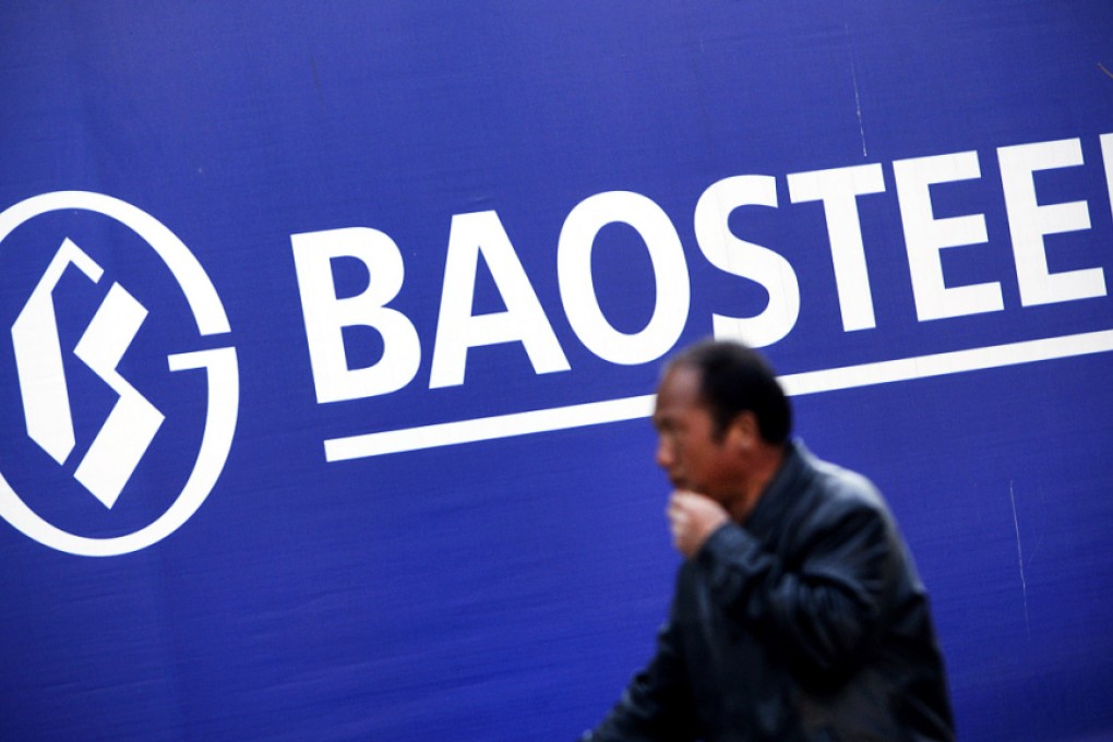 Inspectors from the Central Commission for Discipline Inspection visited Baosteel early last month. Photo: Bloomberg