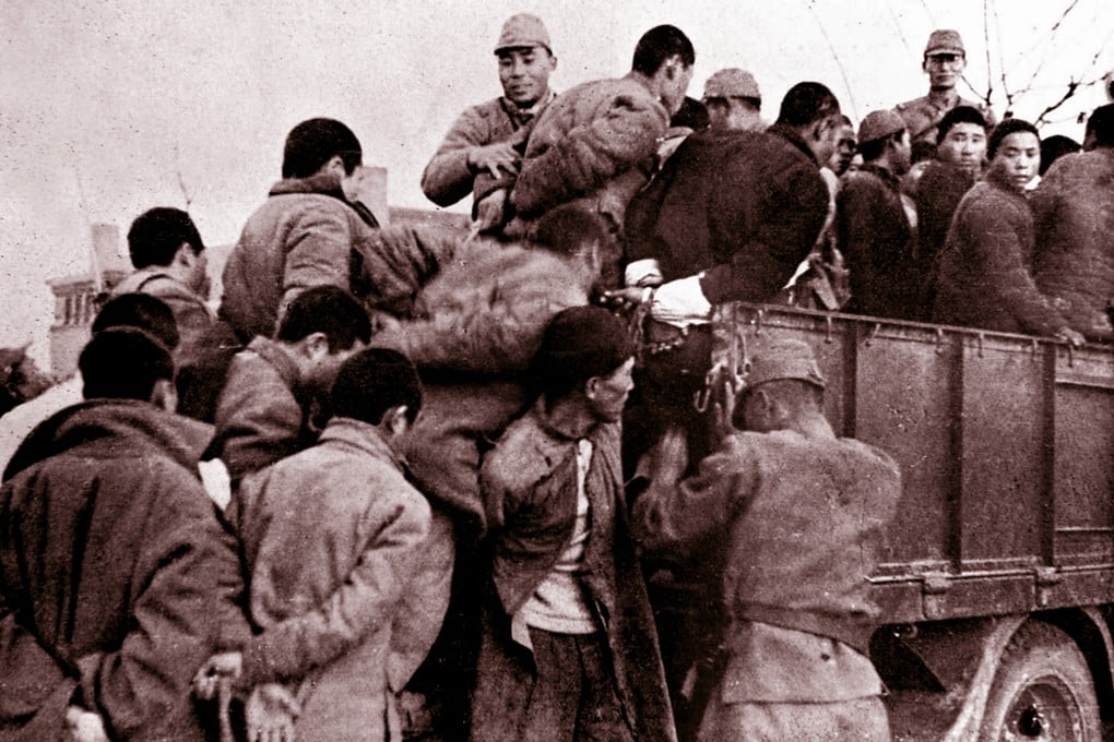 Japanese troops load civilian prisoners on to a truck during the notorious 'Rape of Nanking' in 1937. Western diplomats are concerned that 70th anniversary celebrations marking the end of the second world war in Tiananmen Square in September will be used to criticise Japan. Photo: Xinhua
