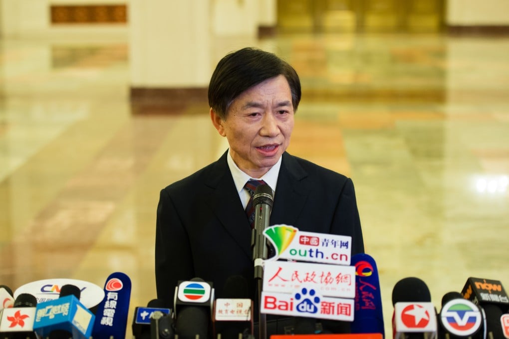 Huang Shuxian said on Monday he hoped to "pragmatically cooperate with Macau's Commission Against Corruption to strengthen the tracking down of fugitives and proceeds". Photo: Xinhua