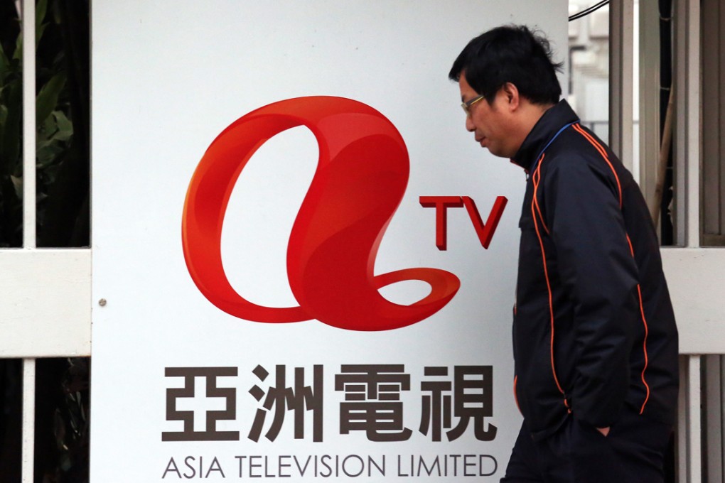 There were tears in ATV's newsroom in Tai Po yesterday as long-serving staff received the devastating news. Photo: Nora Tam