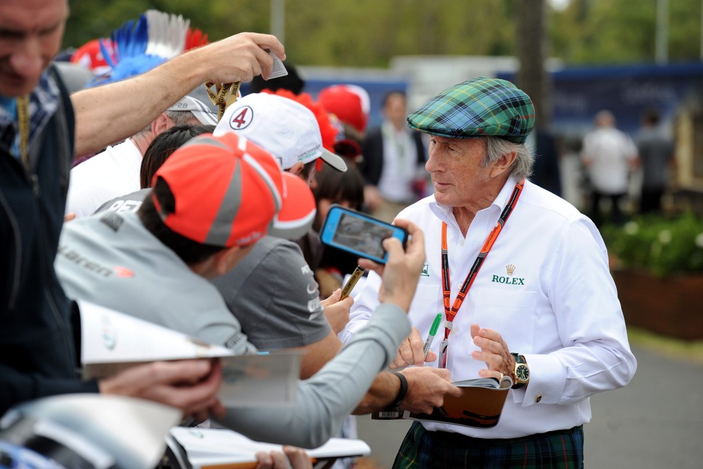 Racing legend Sir Jackie Stewart has bemoaned the sport losing its links with tradition. Photo: EPA