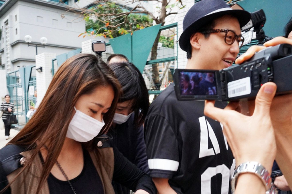 Beautician Cheng Wai-yung outside court. Photo: SCMP Pictures