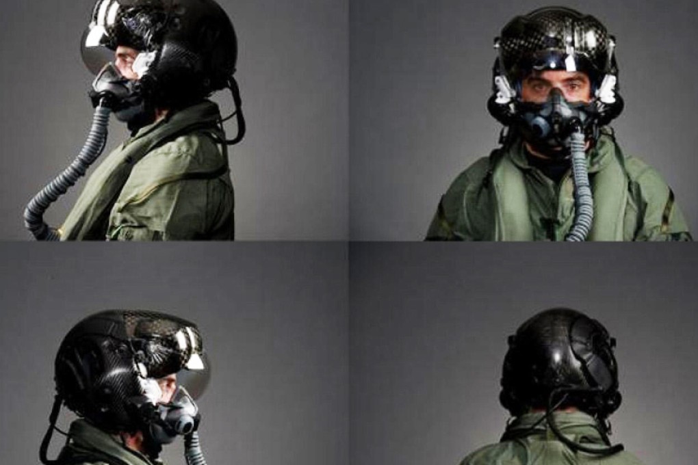 Space-age helmet for fighter jet pilots costs US$400,000 and