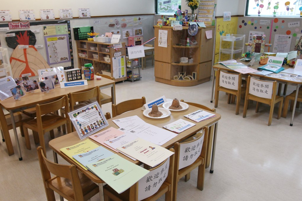 Hong Kong government kindergarten vouchers are valued at HK$20,010 a year. Photo: Edward Wong