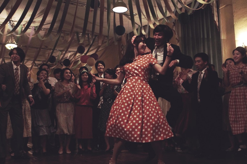 Through the years: Kim Yun-jin (left) dances with Hwang Jung-min.