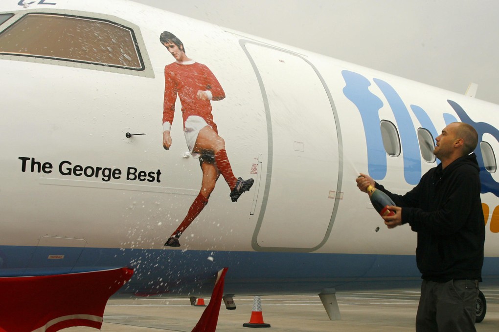 Calum Best, son of the late footballing legend George, endured a strained relationship with his father due to his alcoholism, but says he is proud of the United icon's achievements and feels closest to him at Old Trafford. Photos: AFP, AP