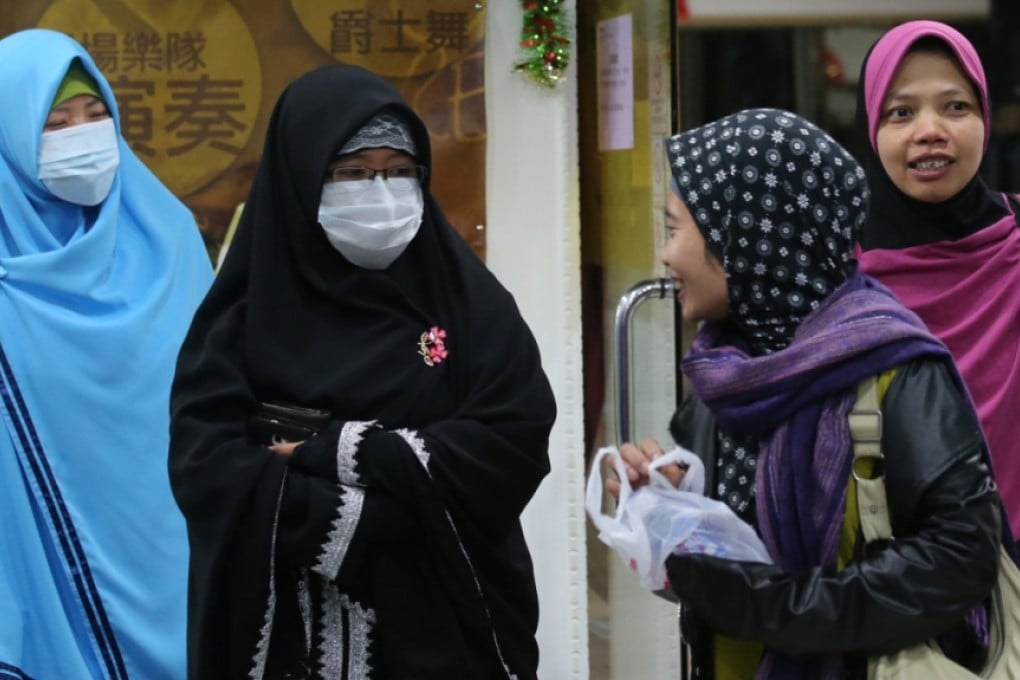 Muslim women are instructed in the Koran to protect their chastity by wearing a hijab.