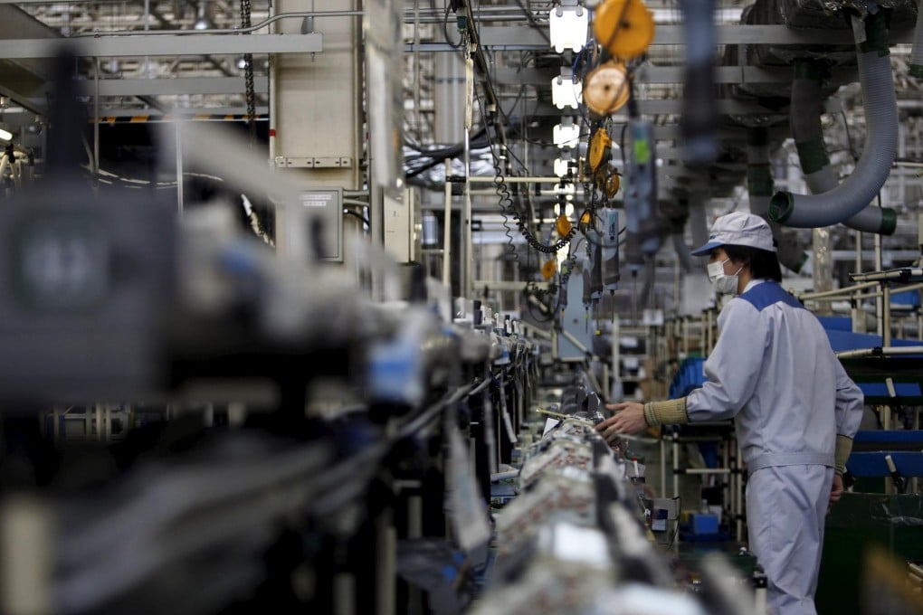 Daikin managers are figuring out how to boost output by 20 per cent at a plant as demand for room air-conditioners grows. Photo: Reuters