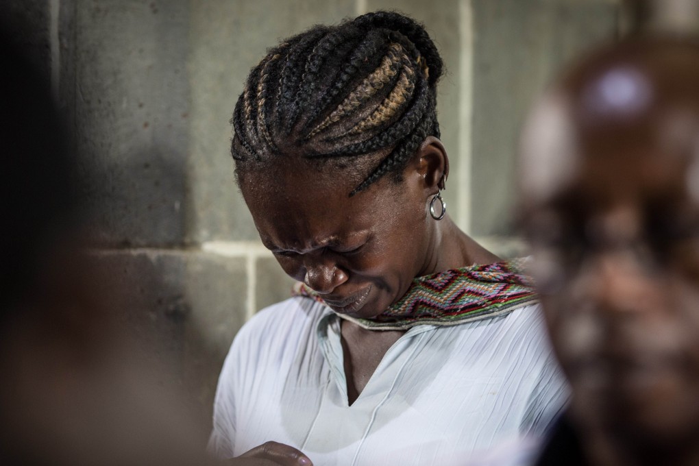 Worshippers gather for an Easter service in Nairobi, mourning the killing of 148 people in an attack on a university in Garissa. Photo: AFP
