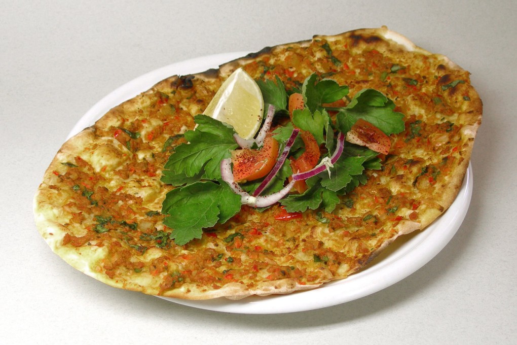 Turkish flatbread lahmacun - just don't call it pizza