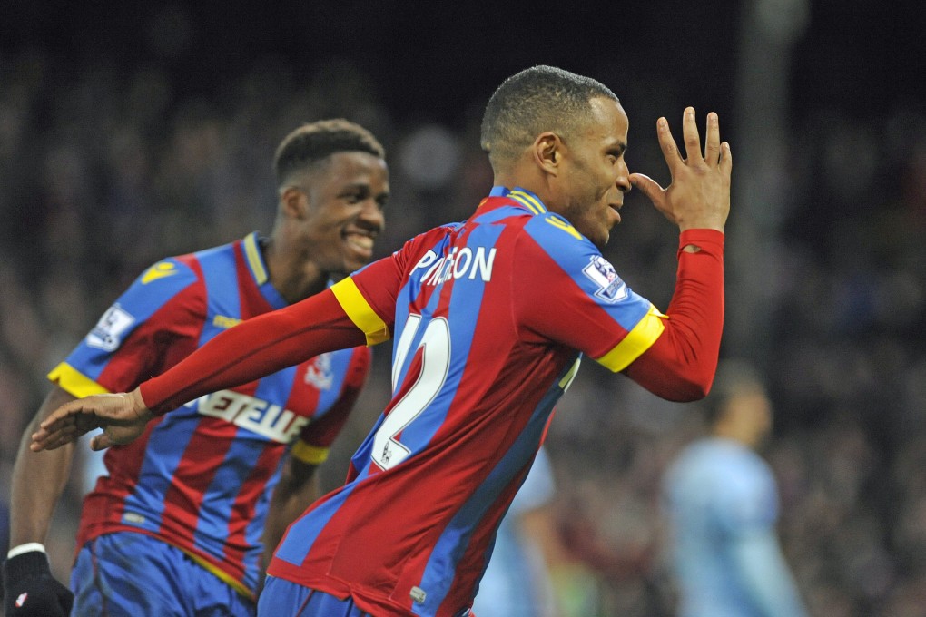 Jason Puncheon celebrates for Crystal Palace. Photo: EPA