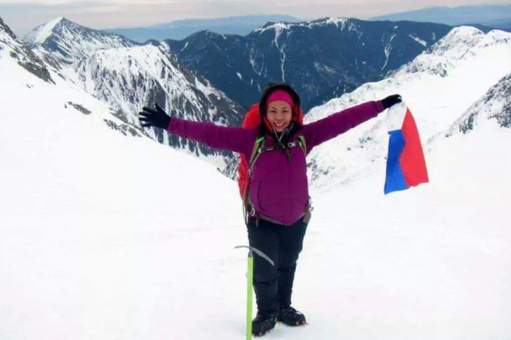 Liza Avelino on Mount Yarigatake in Japan, which she scaled by herself last year. Photo: Liza Avelino