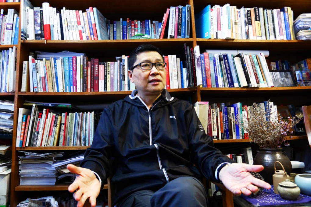 Dr Chan Kin-man, one of the three co-founders of Occupy, agreed a politicised race would not guarantee a repeat of 2003. Photo: Jonathan Wong