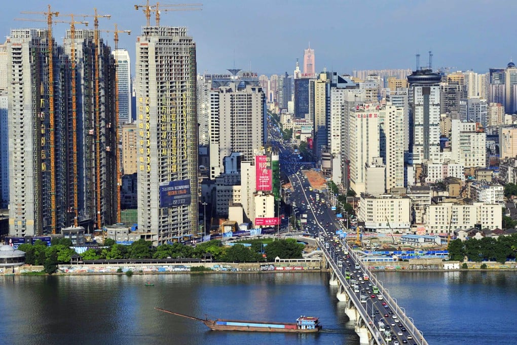 A general view of buildings is seen near the Xiangjiang River in Changsha, Hunan. Photo: Reuters