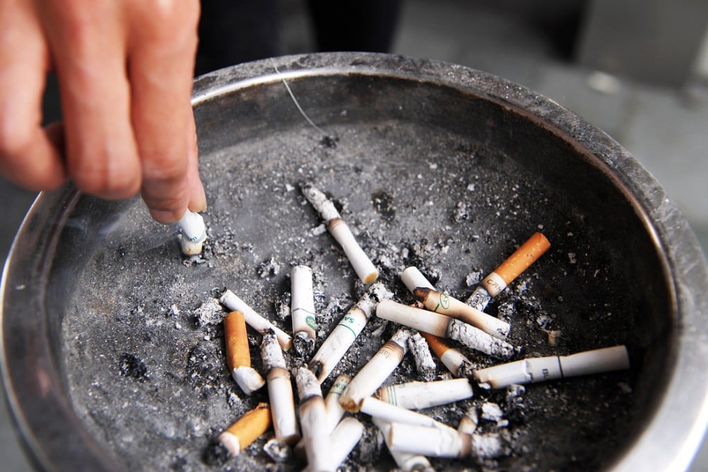 According to the Department of Health, the proportion of people who smoke daily has seen a downward trend, with a low of 10.7 per cent in 2012. Photo: AFP