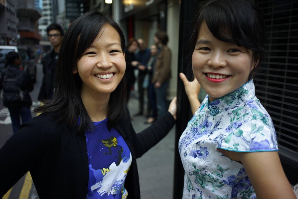 WE Club founders Haley Meng (left) and Candy Tang.