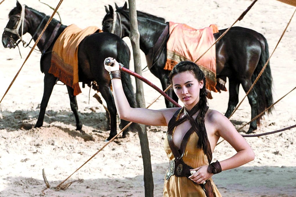 "The whip represents who Nymeria is," Henwick says of her character in the hit series.