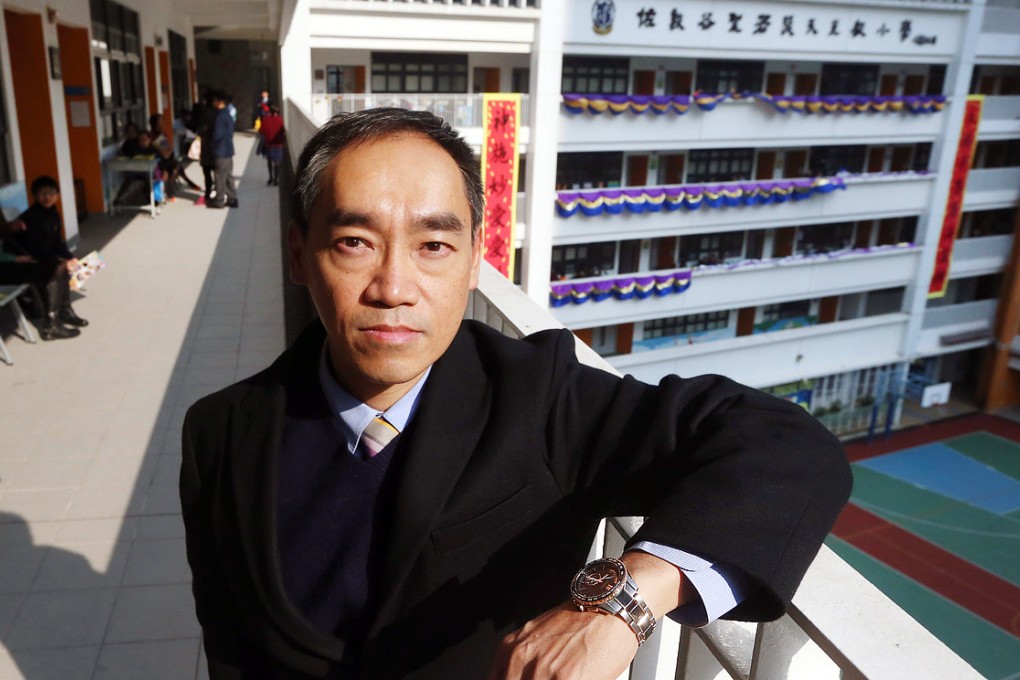 Headmaster Mak Tin-chi faced a call for more school places with a new housing estate nearby. Photo: David Wong