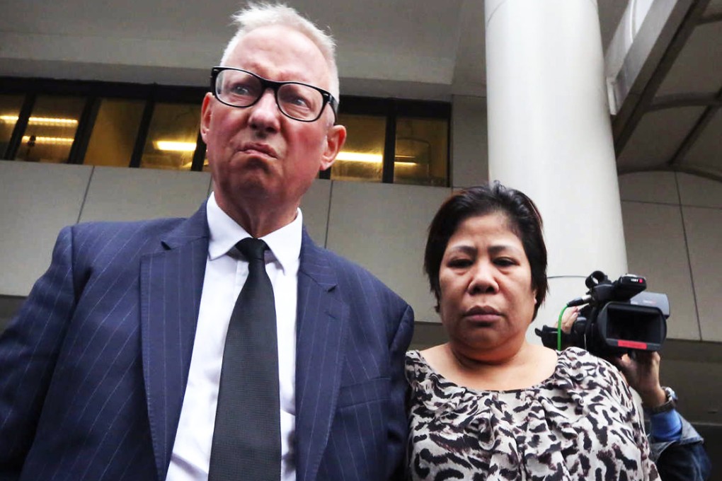 Nick Cousins and Herminia Garcia leave Eastern Court. Photo: Felix Wong