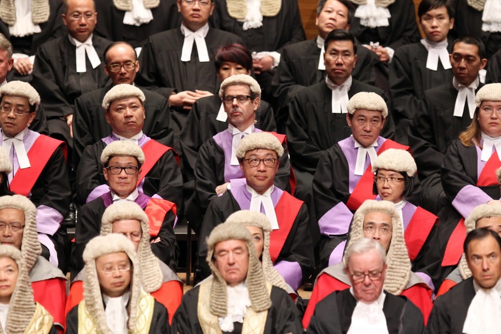 Last year's ceremonial opening of the Legal Year. Currently, caps in PCLL places limit the number of local graduates who can go on to practise. Photo: Sam Tsang