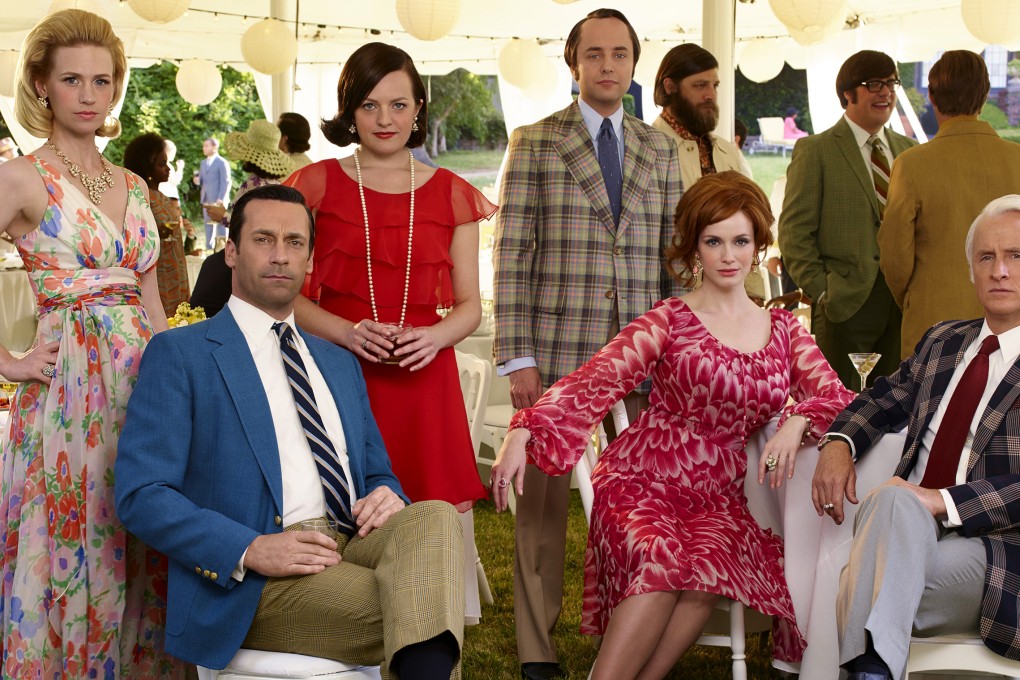 (From left) January Jones, Jon Hamm, Elisabeth Moss, Vincent Kartheiser, Christina Hendricks and John Slattery in Mad Men. Check features in the series on both the men and women. Photo: Frank Ockenfels 3/AMC