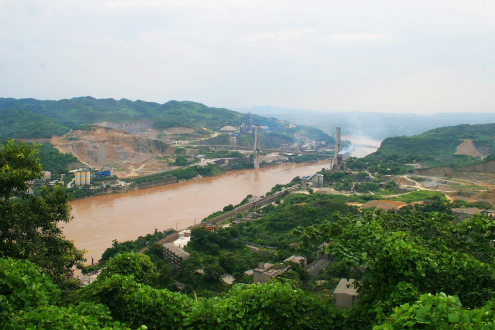 The site where the Xiaonanhai dam was planned to be built on the upper reaches of the Yangtze River, near the city of Chongqing. Photo: SCMP Pictures