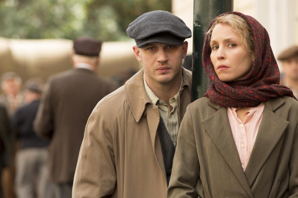 Tom Hardy with Noomi Rapace.