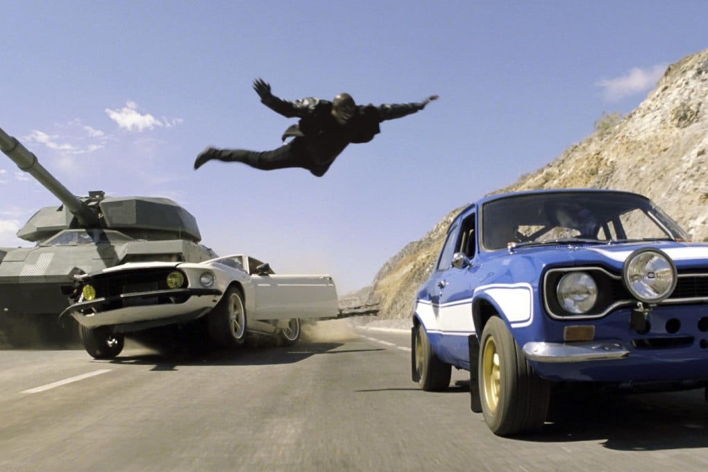 White-knuckled road action in Furious 7.